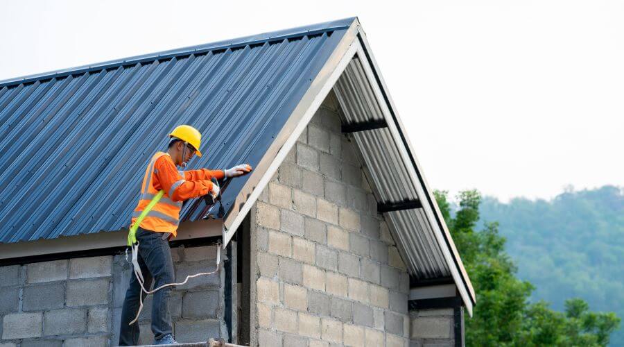Professional metal roof installation in Chimney Rock, NC